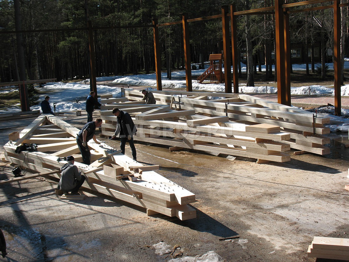 Ферма деревянная производство доставка установка