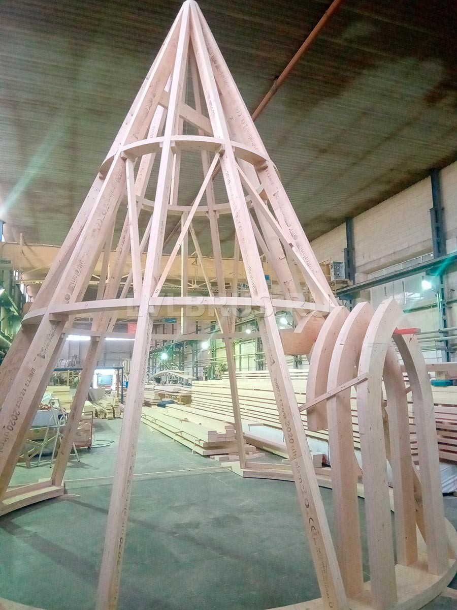 Производство купола